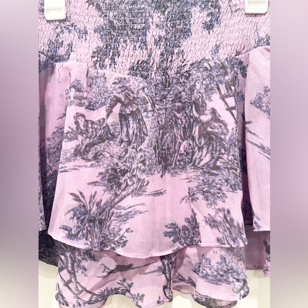 URBAN OUTFITTERS Ciara Flowy Printed Skort - Picture 4 of 7